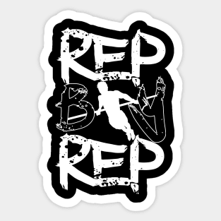 Rep by Rep - STREET WORKOUT Sticker